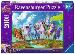 Dėlionė Ravensburger Unicorn Academy, 36 cm x 49 cm, 200 vnt., įvairių spalvų