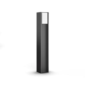 Viedais apgaismojums gaismas stabs Philips Hue Turaco, E27, 2700 °K, 1 x 9 W, balta krās. / antracīta krās.