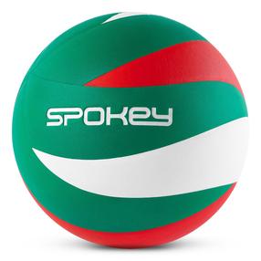 Volejbola bumba Spokey Bump, 5 izmērs, balta krās./sarkana krās./zaļa krās.