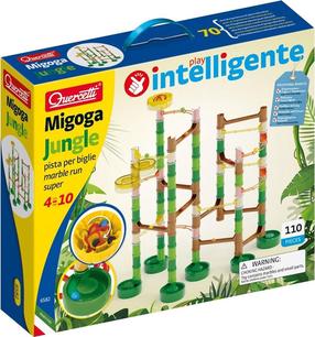 Konstruktors Quercetti Bumbiņu trase „Migoga Jungle“, 110 gab.