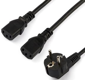 Laidas StarTech Power Cord C13 Power Cord C13, Euro, 2 m, juoda sp.