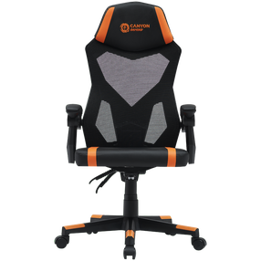 Игровой стул Canyon Flow MCH01, черный цв./oранжевый цв.
