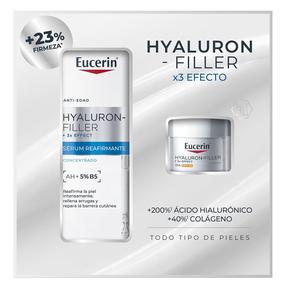 Näohooldustoodete komplekt naistele Eucerin Hyaluron-Filler Firming Serum, 50 ml, SPF 30, 2 tk