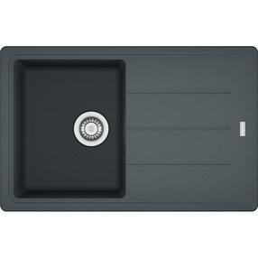 Кухонная мойка Franke Basis BFG 611 - 78, масса камня, 78 см x 50 см x 20 см, onyx цв.