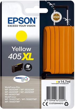 Tintes printera kasetne Epson 405XL (C13T05H44010), dzeltena krās., 14.7 ml