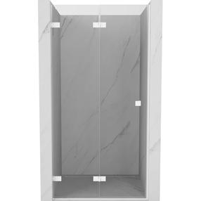 Двери для душа Mexen Lunar-F Left, 85 см x 200 см, белый цв./закаленный