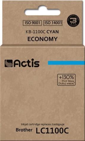 Rašalinio spausdintuvo kasetė Actis Standard KB-1100C, mėlyna sp., 19 ml