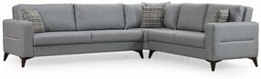 Kampinė sofa - lova Atelier Del Sofa Kristal, šviesiai pilka sp., 90 x 367 cm x 86 cm