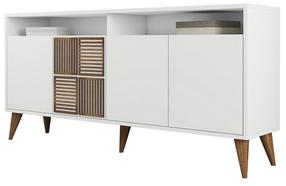 Komoda Kalune Design Milan 160, balta sp., 78 cm x 160 cm x 35 cm