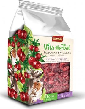 Näriliste maiuspala Vitapol Vita Herbal, küülikutele/merisigadele/närilistele, 0.12 kg, 4 tk