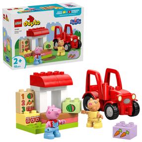 Konstruktorius LEGO® DUPLO® Peppa Pig Traktorius ir kioskas 10468, 18 vnt.