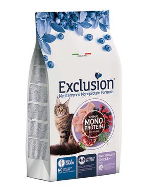 Sausas kačių maistas Exclusion Mediterraneo, vištiena, 1.5 kg