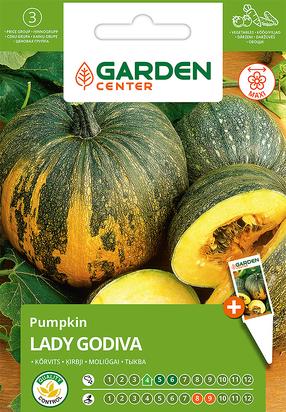 Sēklas Garden Center, ķirbis LADY GODIVA, 2 g