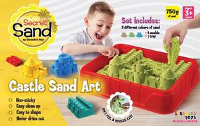 Modeļu smiltis Gerardo's Toys Castle Sand Art, daudzkrāsaina