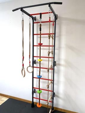 Võimlemissein Restpro KID-1, 620 mm, must v./punane v.