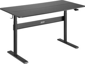 Nešiojamo kompiuterio staliukas reguliuojamo aukščio Ergo Office ER-453, 140 cm x 68 cm, 74 - 115 cm, juoda sp.