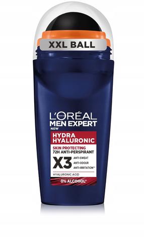 Vyriškas dezodorantas L’Oréal Paris Men Expert Hydra Hyaluronic 72H, 50 ml