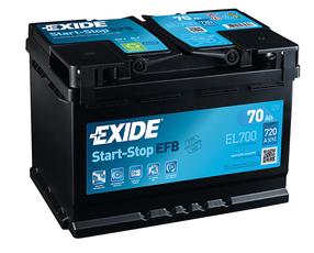 Аккумулятор Exide EFB EL800, 12 В, 80 Ач, 720 а