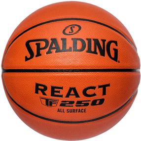 Баскетбольный мяч Spalding React TF250, 7 размер, oранжевый цв.