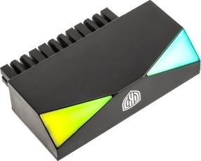 Maitinimo laidas Kolink Core Adept ARGB 24 Pin 24-Pin ATX Male (vyriška), 24-Pin ATX Female (moteriška), 0.1 m, juoda sp.
