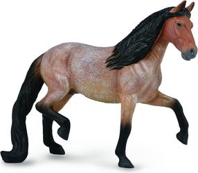 Rotaļlietu figūriņa Collecta Mangalarga Marchador Stallion Bay Roan 88791, 17.9 cm, brūna krās./melna krās.