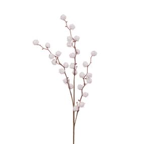 Kalėdinė dekoratyvinė šakelė Christmas Touch, balta sp., 74 cm