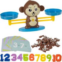 Lavinimo žaislas Educational Scales Monkey, 16 cm, įvairių spalvų