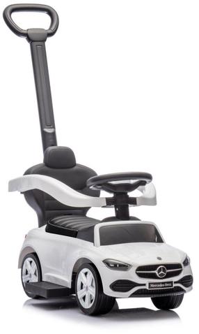 Vaikiška mašinėlė Milly Mally Mercedes C-Class Deluxe, balta sp.