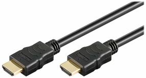 Кабель Goobay Double Shielded 61164 HDMI A male Male, HDMI A Male, 15 м, черный цв.
