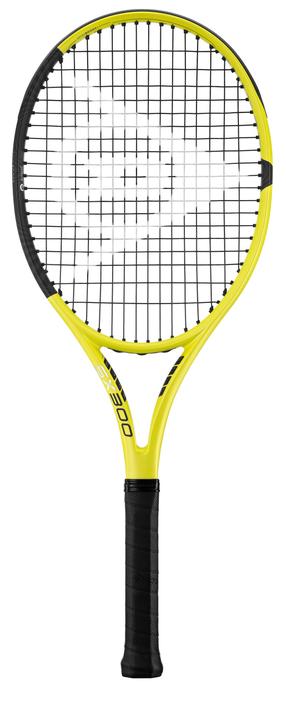 Tenisa rakete Dunlop SX300 27'' 300g G3, melna krās./dzeltena krās.