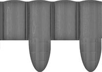 Tvorelė Garden Center Eco, 240 cm x 17 cm, pilka sp., 10 vnt.