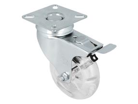 Baldų ratukas D50 23337, 6.9 cm x 1.8 cm, Ø 5 cm, skaidri