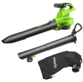Akumulatora lapu pūtēji - kolektori Greenworks GD40BVIIK4