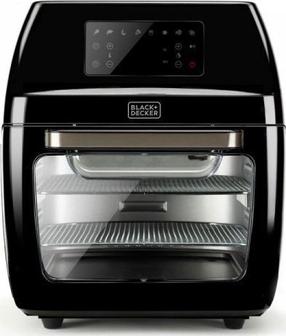 Аэрогриль Black & Decker BXAFO1200E, черный цв., 1700 Вт, 12 л