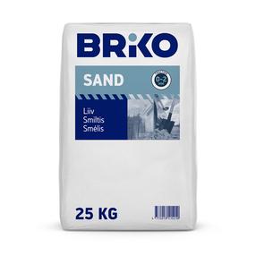 Smėlis sąlaidoms tarp plytelių užpildyti/slidumo prevencijai Briko, 25.085 kg