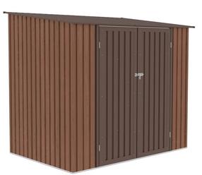 Sodo sandėliukas Kent, 149 cm x 222 cm x 194 cm, ruda sp.