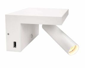 Šviestuvas sieninis SLV Karpo 1002140, LED, 3000 °K, 1 x 6.8 W, balta sp. / balta sp.