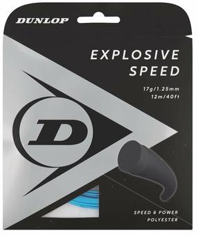 Струны для теннисной ракетки Dunlop DUNLOP EXPLOSIVE SPEED 17G/1,25 мм 12 м, синий цвет