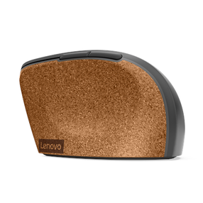 Bezvadu datora pele Lenovo Go Wireless Vertical Mouse, pelēka krās.