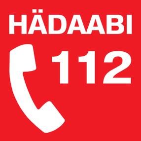 Kleebis, ohutusmärk, 10 cm, 10 cm valge v./punane v.