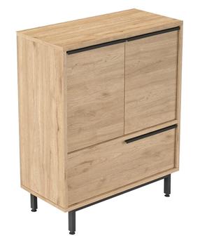 Spintelė Kalune Design ON8 B-S, riešuto sp., 35.5 cm x 90.4 cm x 74.8 cm