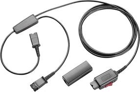 Kabelis Plantronics Y-Adapter Trainer Cord, with Microphone Mute Switch 27019-01, melna krās.