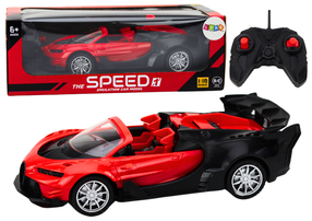 Rc auto Lean Toys Speed, 1:18, punane v.