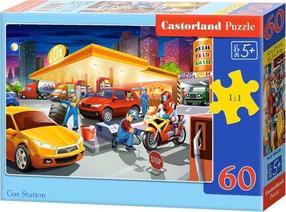 Dėlionė Castorland Gas Station 464039, 23 cm x 32 cm, 60 vnt., įvairių spalvų