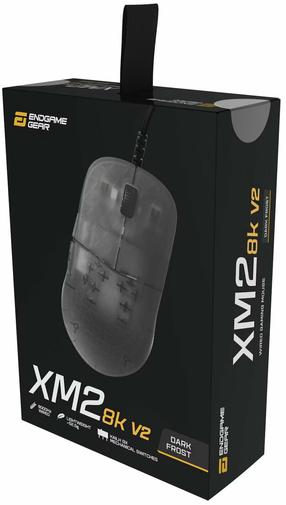 Juhtmega mänguhiir Endgame Gear XM2 8k v2, usb type-a, dark frost v.