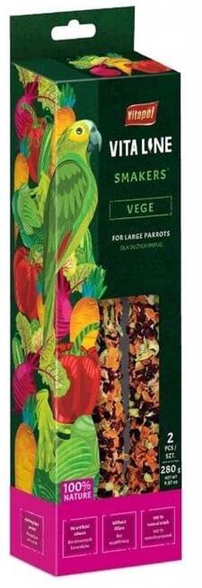 Палочки Vitapol Vitaline, корм для крупных попугаев, 0.28 кг x 2
