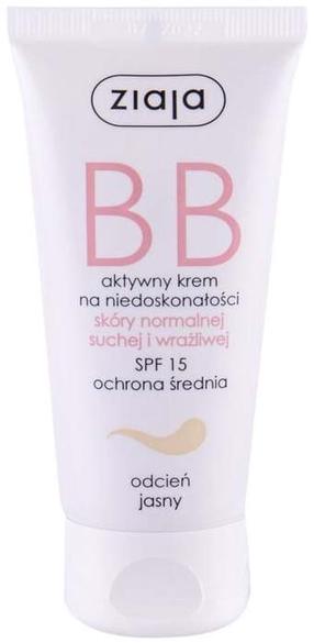 BB krēms Ziaja BB Cream, gaiši brūna krās., light, 50 ml