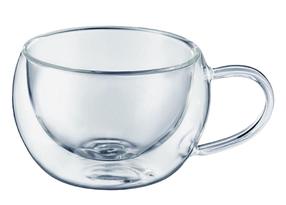 Dvigubo stiklo puodelių rinkinys Ambition Mia 96856, skaidri sp., 0.3 l