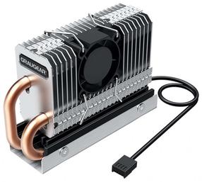 Radiaator Graugear Heat Pipe Cooler for M.2 2280 SSD, 8 cm, hõbe v.