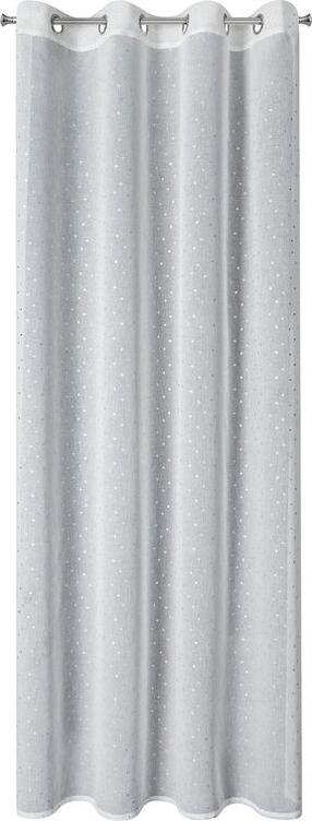 Päevakardin Gina, valge v./hõbe v., 140 cm x 250 cm